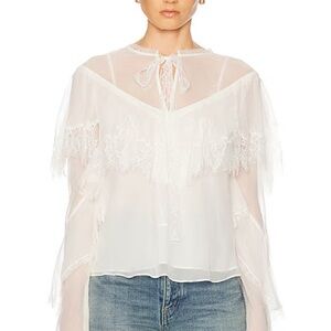 LOVESHACKFANCY Aftom blouse